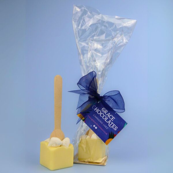 Solid White Chocolate Stirrer